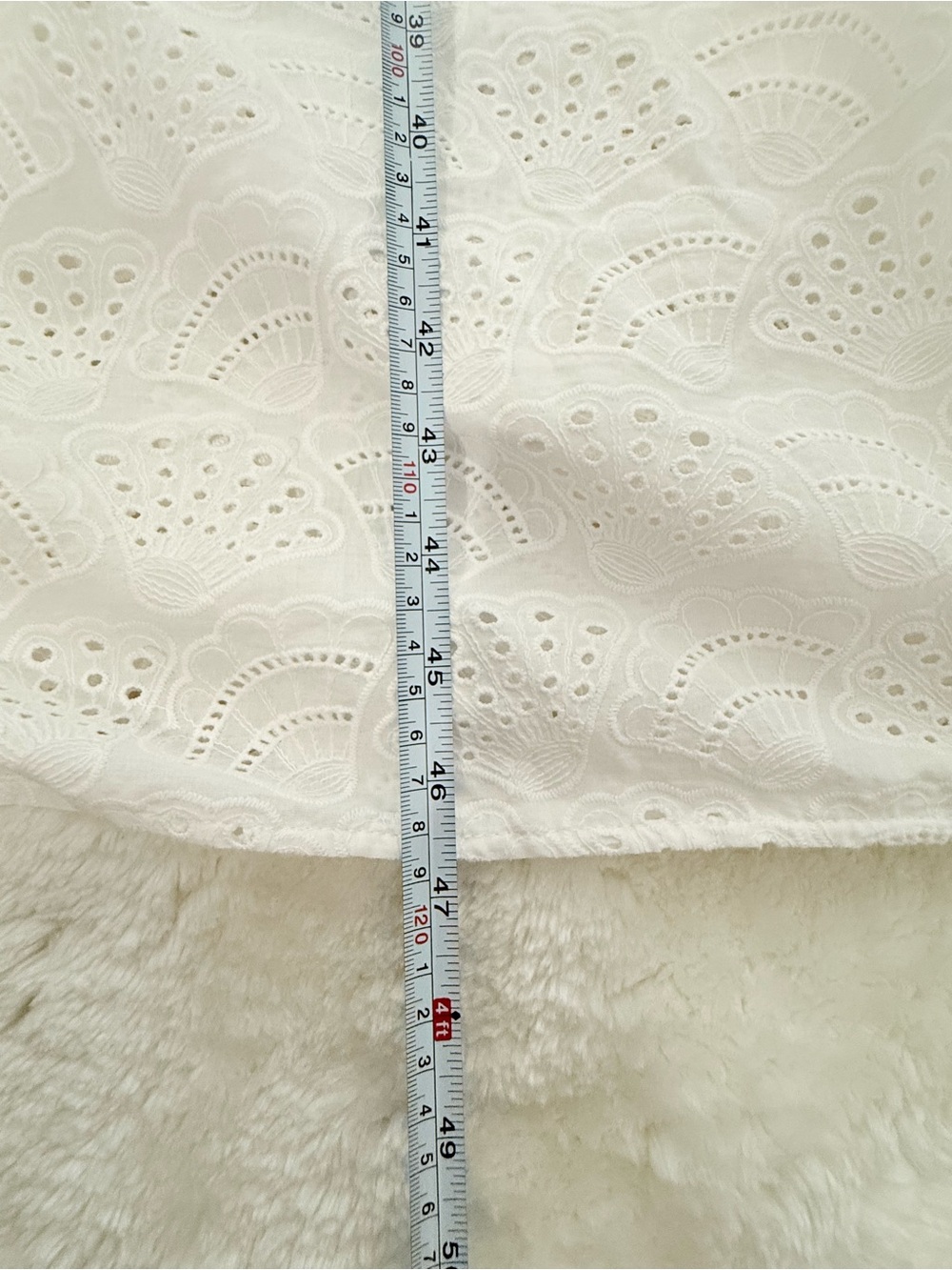 NWT House of Harlow 1960 White Eyelet Cotton Maxi Dress Smocked Back S - Picture 12 of 14